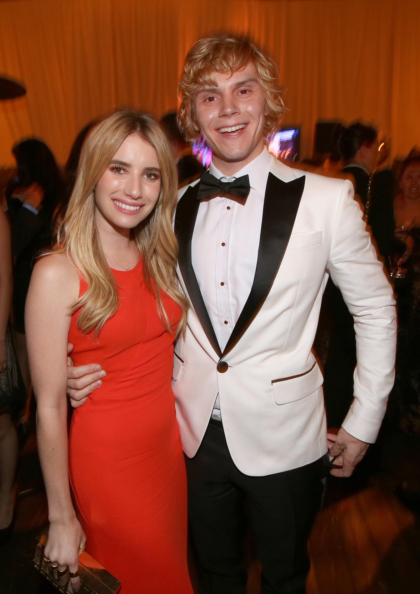 Emma Roberts and Evan Peters