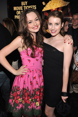 Emma Roberts and Emily Meade at event of My Soul to Take (2010)