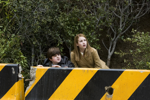 Still of Emma Roberts and Josh Flitter in Nancy Drew (2007)