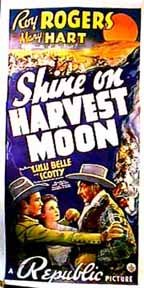 Roy Rogers, Stanley Andrews and Lynne Roberts in Shine On, Harvest Moon (1938)