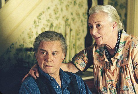 CLIFF ROBERTSON and ROSEMARY HARRIS star as Uncle Ben and Aunt May in Columbia Pictures' action adventure SPIDER-MAN.