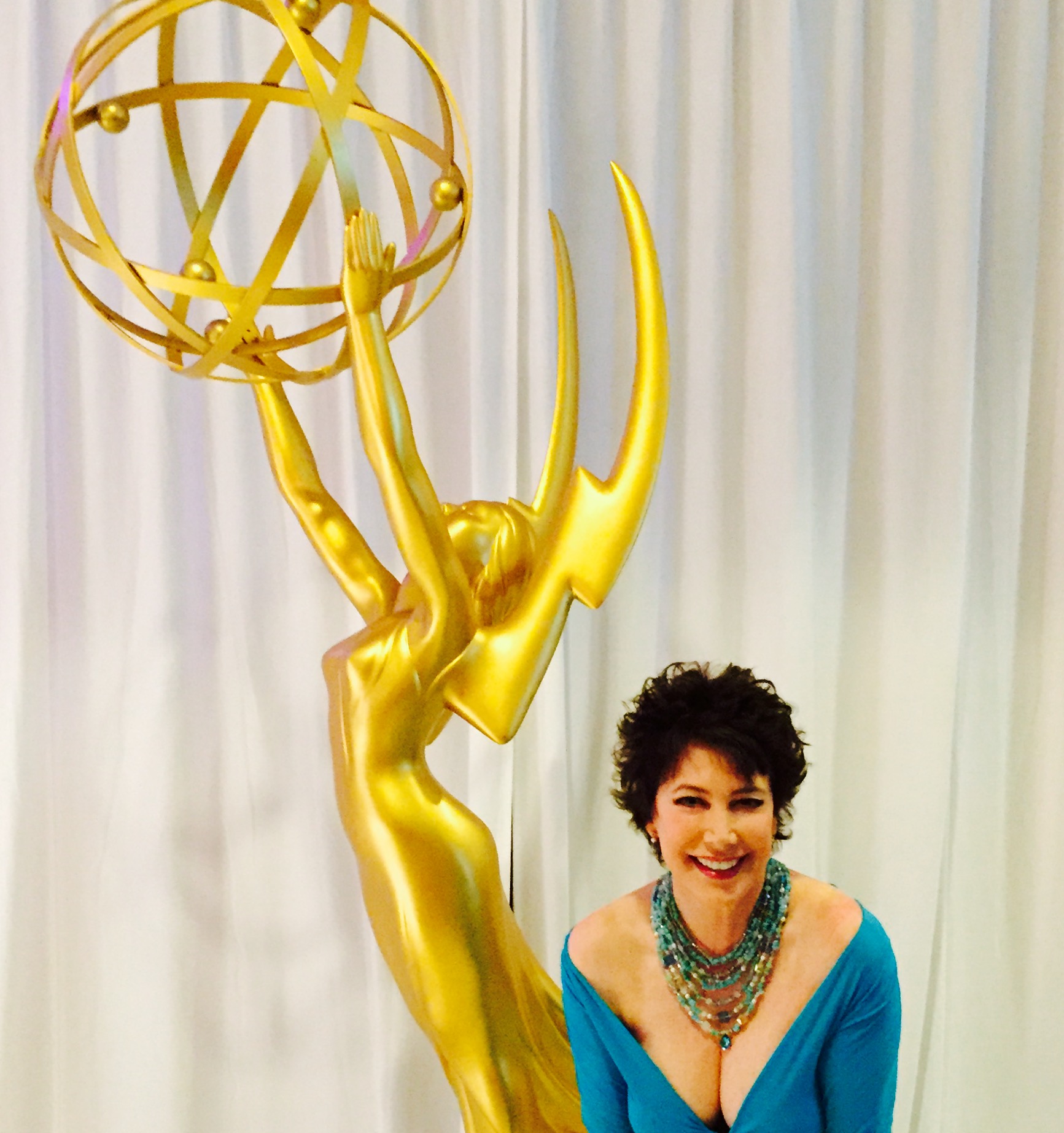 Diane Robin at the 2015 Emmys.