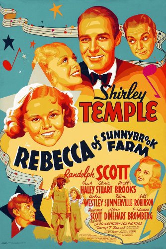 Randolph Scott, Shirley Temple, Gloria Stuart, Phyllis Brooks, Jack Haley, Bill Robinson and Slim Summerville in Rebecca of Sunnybrook Farm (1938)