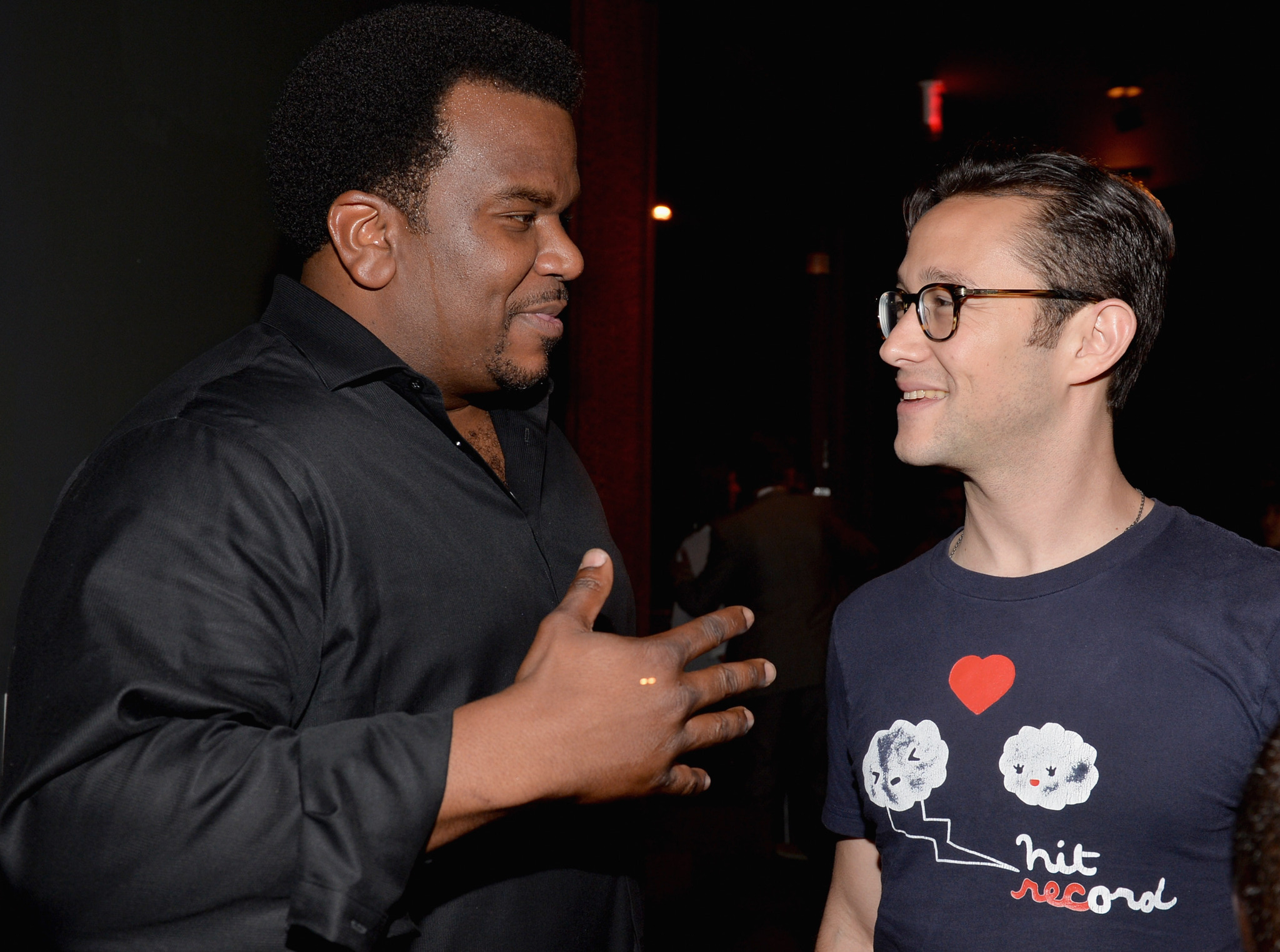 Joseph Gordon-Levitt and Craig Robinson at event of Dabar jau tikrai sikna (2013)