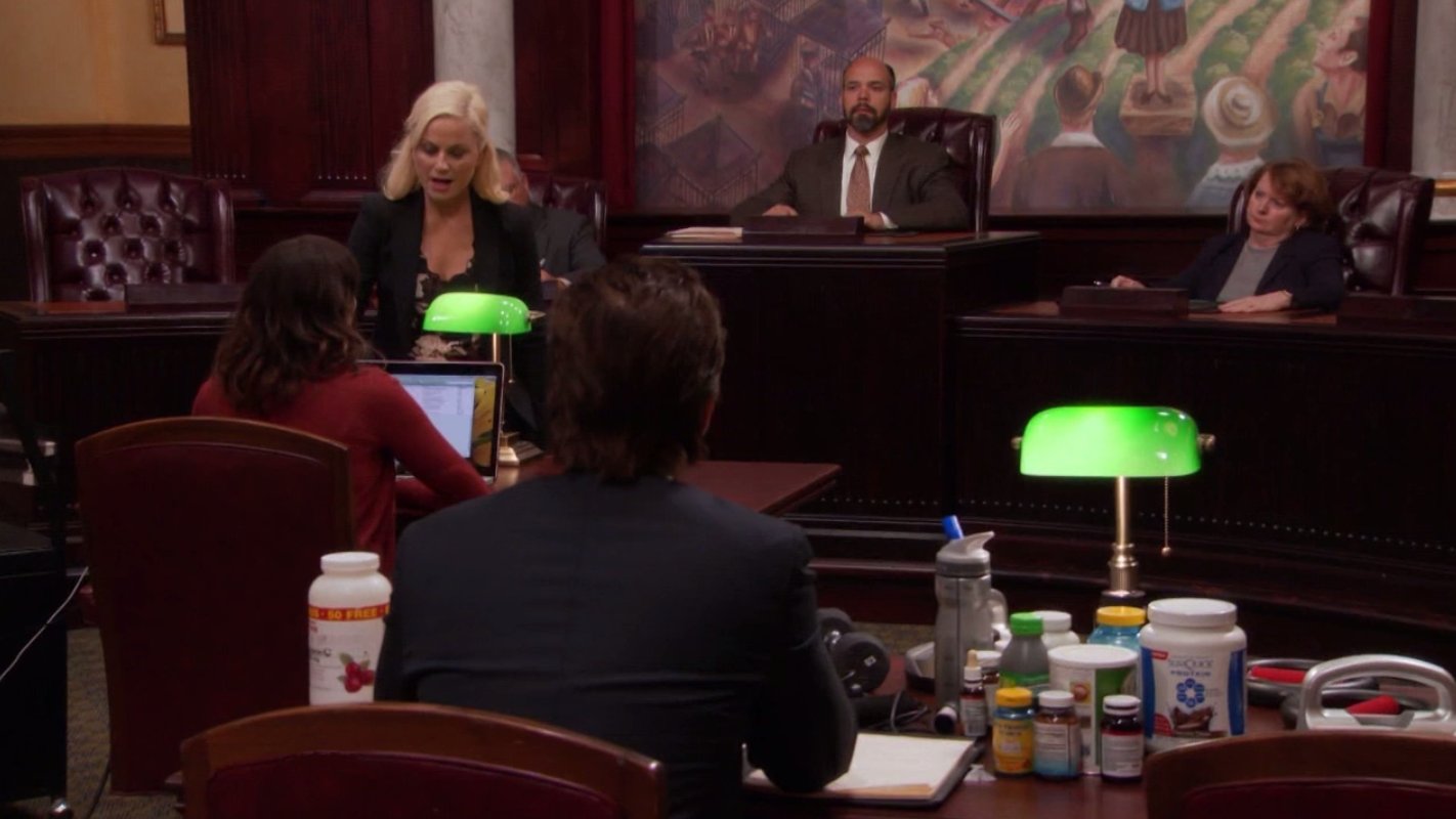Kevin appearing as Mr. Allenbach with Amy Poehler on PARKS AND RECREATION, episode: 