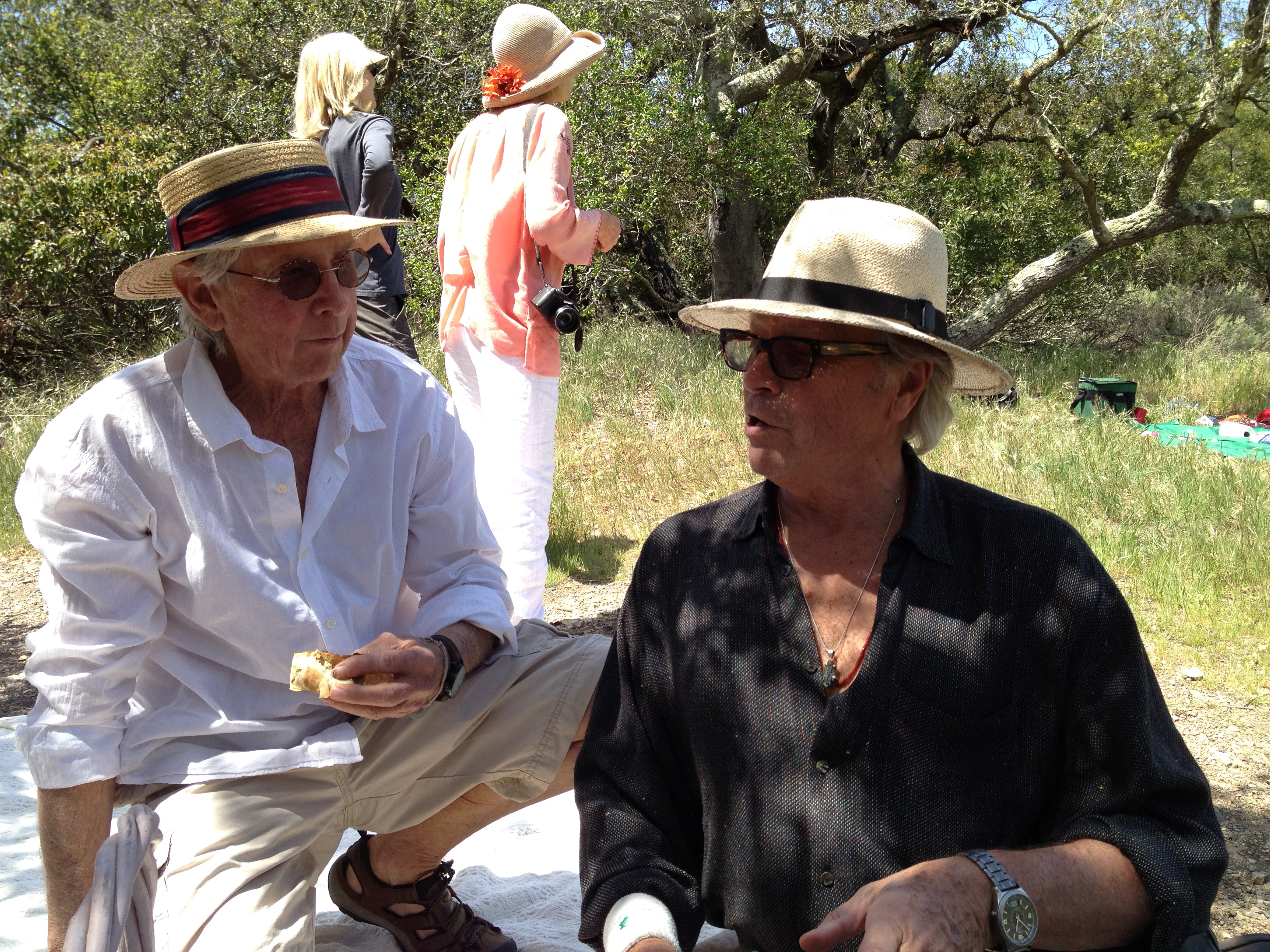 Garth Craven ( dear friend and Editor ) withAlan at a picnic in Decca Lake. Cal.