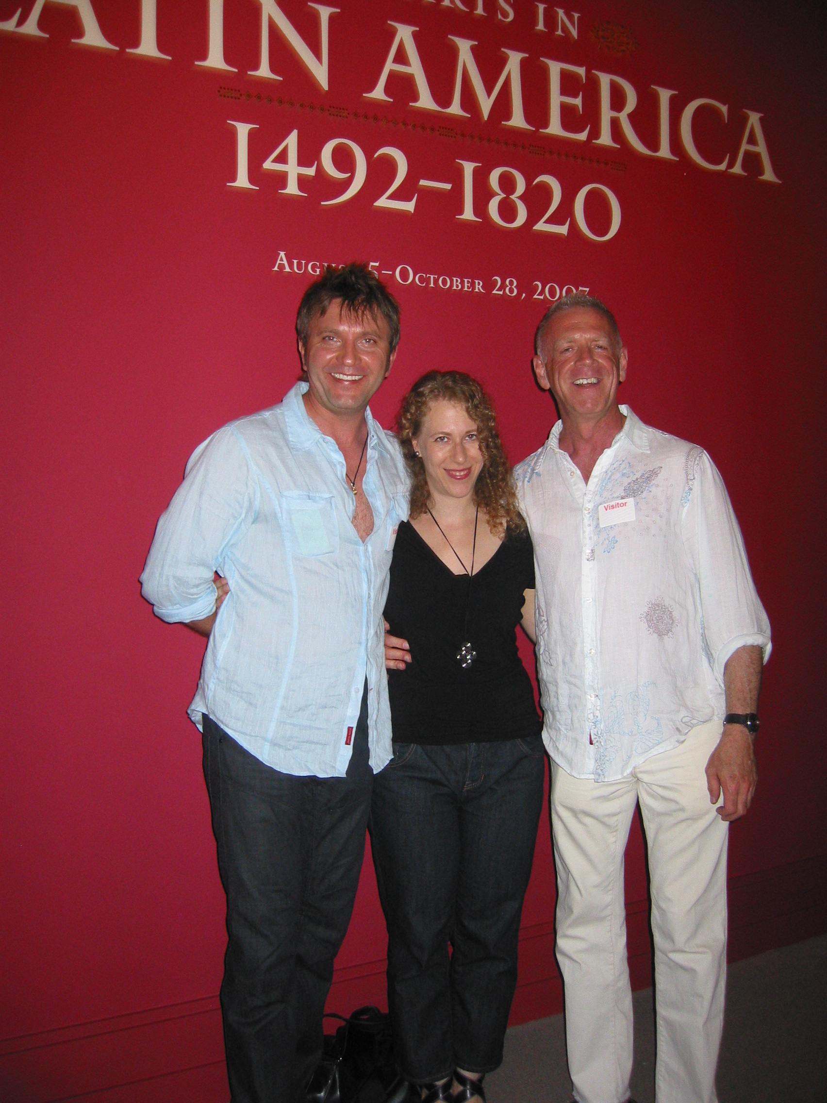 Jean-Louis Rodrigue, Ilona Katzew, Curator at LACMA, and Kristof Konrad.