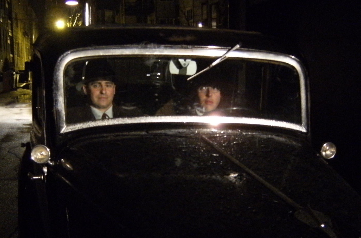 On a Stakeout as a FBI Agent in Public Enemies.