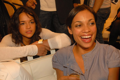 Rosario Dawson and Michelle Rodriguez