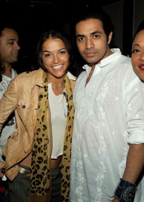 Michelle Rodriguez and Anand Jon