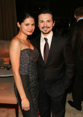 Freddy Rodríguez and Melonie Diaz at event of Nothing Like the Holidays (2008)