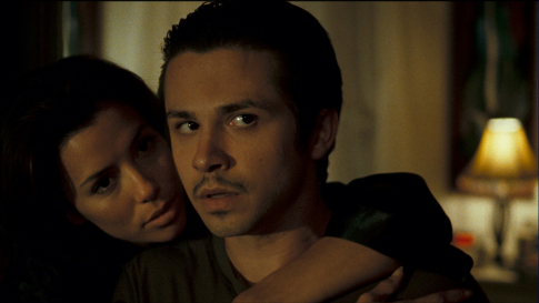 Still of Freddy Rodríguez and Eva Longoria in Harsh Times (2005)