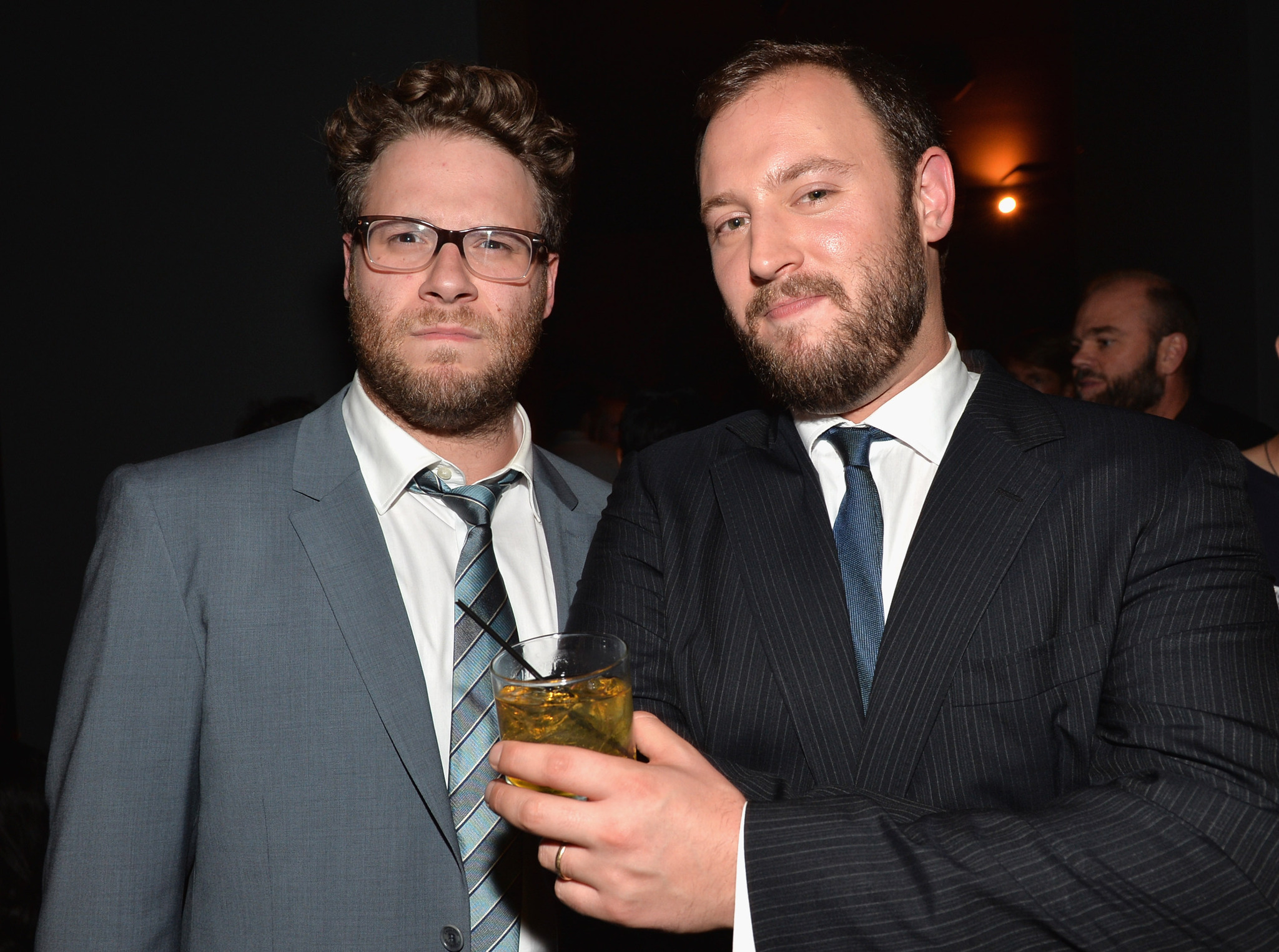 Seth Rogen and Evan Goldberg at event of Dabar jau tikrai sikna (2013)