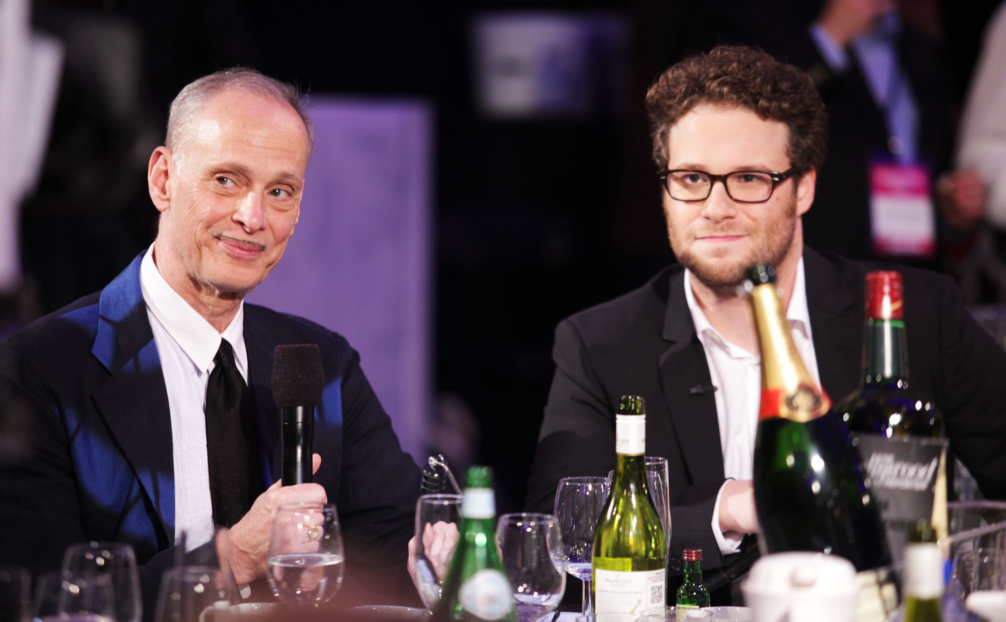 John Waters and Seth Rogen