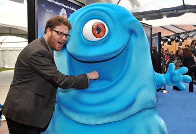 Seth Rogen at event of Monsters vs. Aliens (2009)