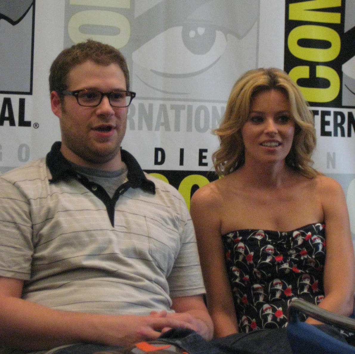 Elizabeth Banks and Seth Rogen at event of Zack and Miri Make a Porno (2008)