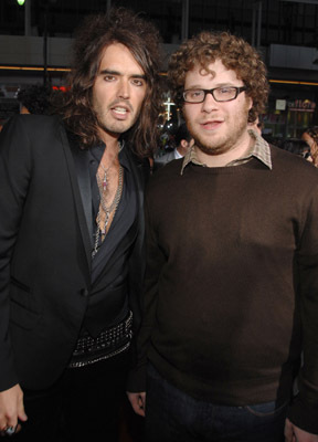 Seth Rogen and Russell Brand at event of Forgetting Sarah Marshall (2008)