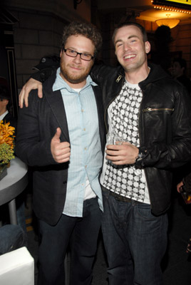 Chris Evans and Seth Rogen