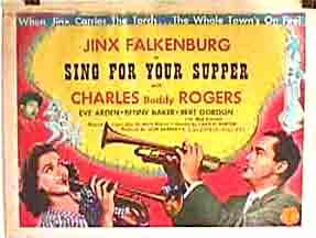 Jinx Falkenburg and Charles 'Buddy' Rogers in Sing for Your Supper (1941)