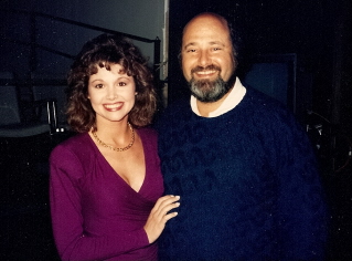 On the set of The Ed Begley Show with Rob Reiner