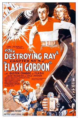 Buster Crabbe and Jean Rogers in Flash Gordon (1936)
