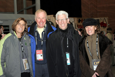 Cynthia Wornham, Wayne Rogers, Ken Brecher, Executive Director of the Sundance Film Festival and Ann Philbin, Hammer Museum