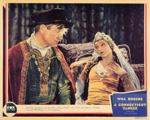 Myrna Loy and Will Rogers in A Connecticut Yankee (1931)