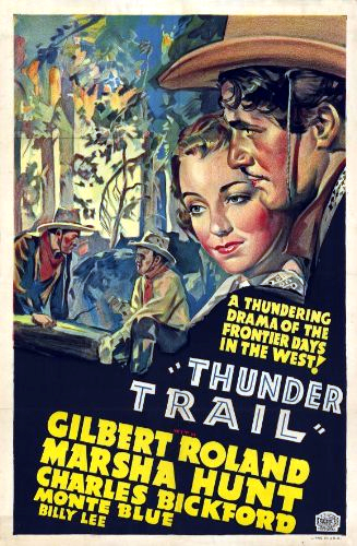 Marsha Hunt and Gilbert Roland in Thunder Trail (1937)