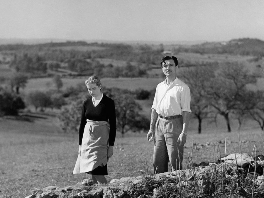 Still of Blanchette Brunoy and Georges Rollin in Goupi mains rouges (1943)