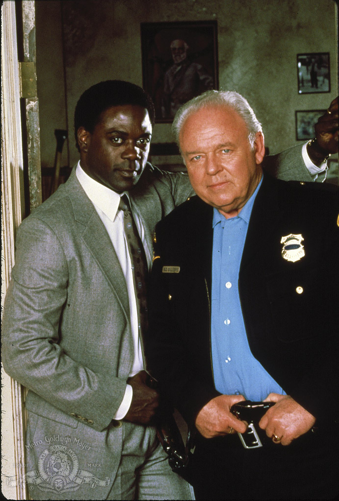 Still of Carroll O'Connor and Howard E. Rollins Jr. in In the Heat of the Night (1988)