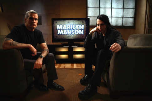 Still of Marilyn Manson and Henry Rollins in The Henry Rollins Show (2006)