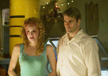 Still of Henry Rollins and Jenny Wade in Feast (2005)