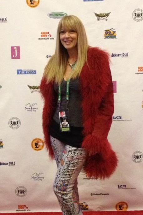On the red carpet at the Garden State Film Festival where we premiered Reincarnation of Frank.
