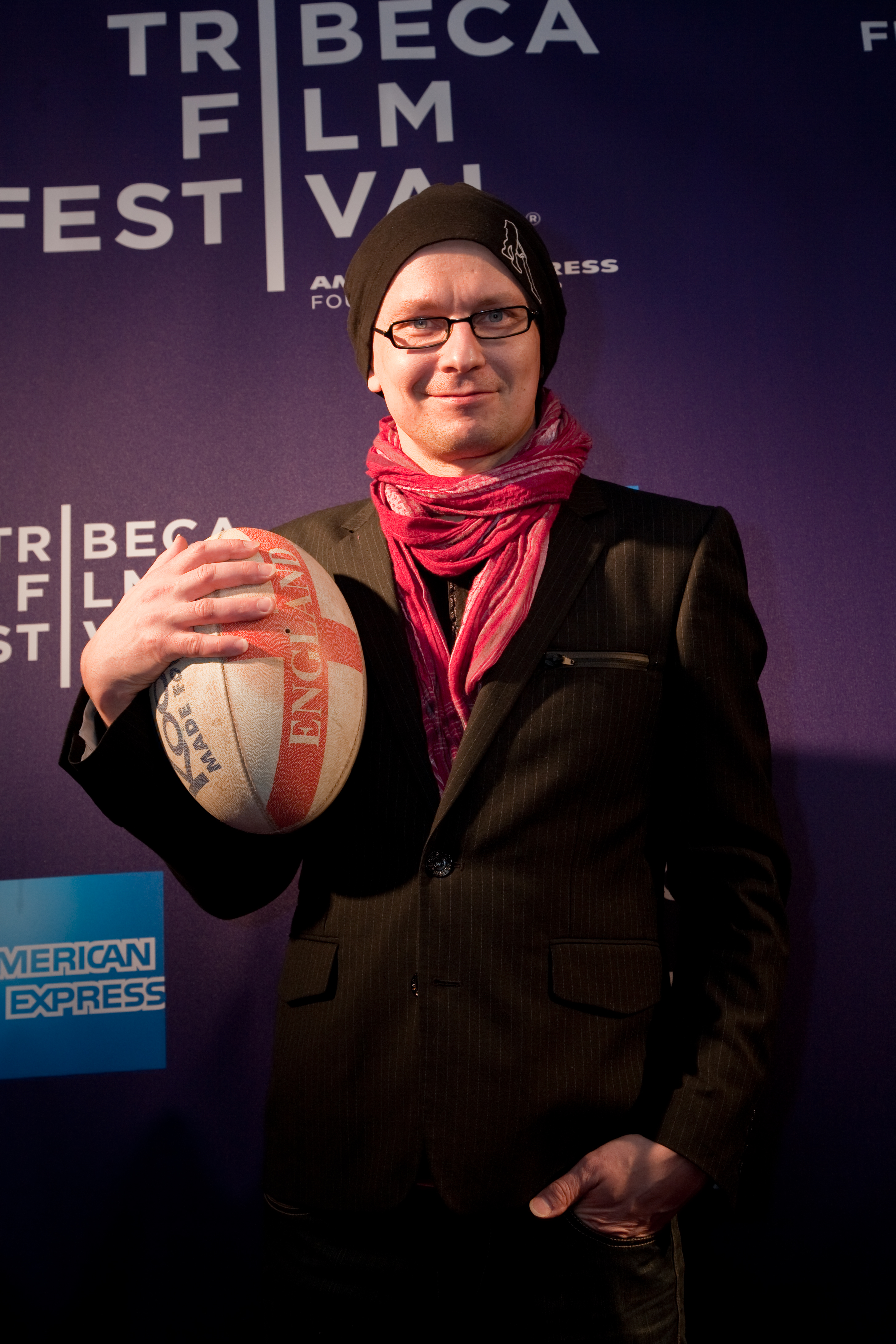 Director Mika Ronkainen at Tribeca Film Festival 2010.