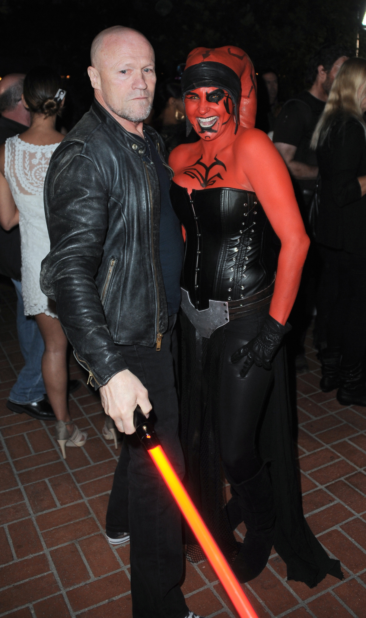 Michael Rooker and Michele Headley
