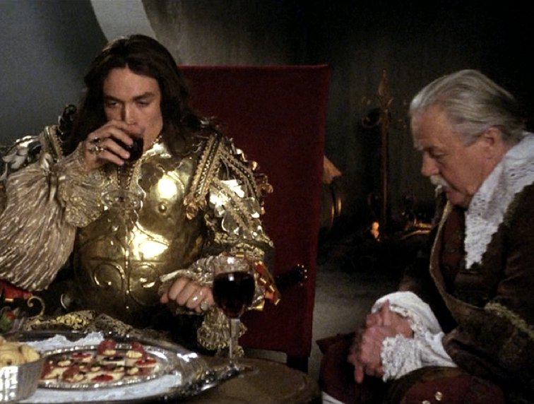 Freddie Sayers as Louis XIV in 