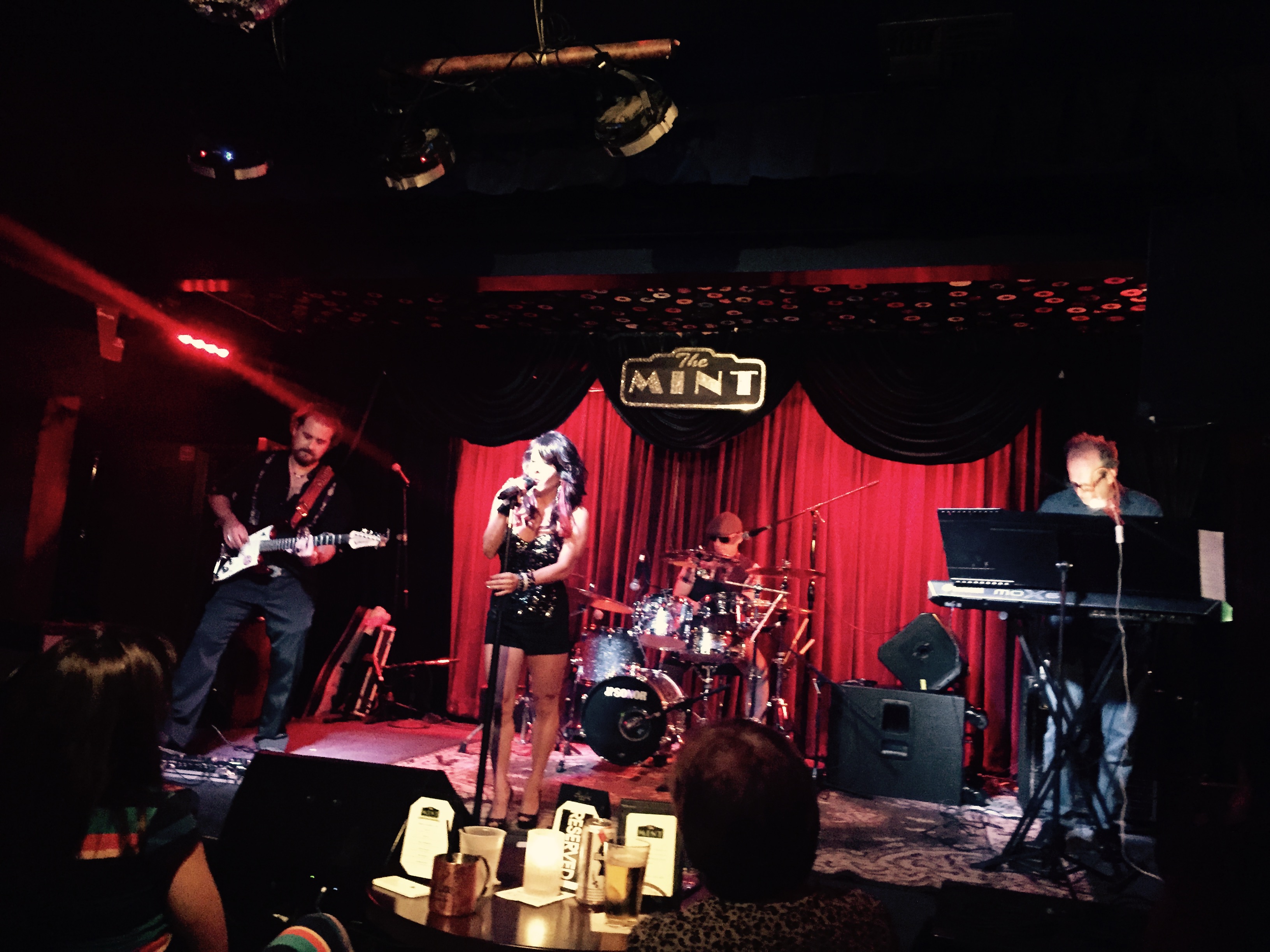 Mist performing with her band at The Mint, 6/7/15