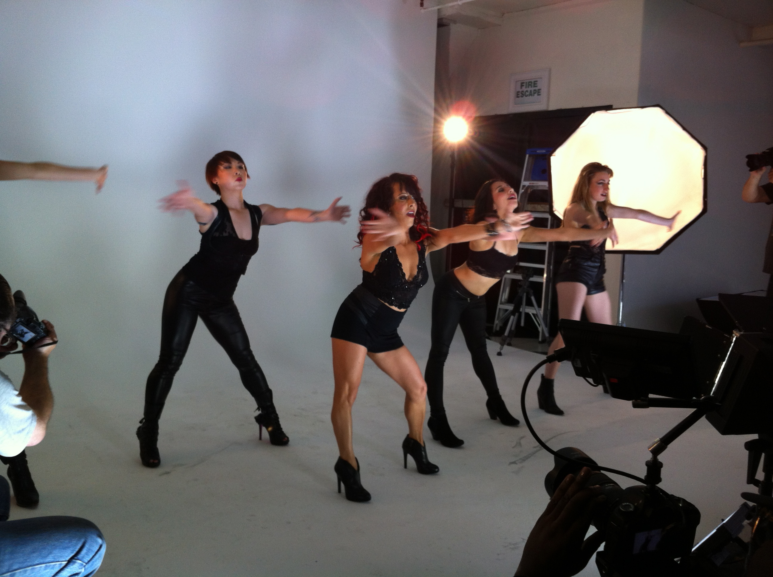 HOT! dance music video shoot at FD Photo Studio, downtown Los Angeles. Mist and her incredible dancers. Directed by Jonathan Lawrence.