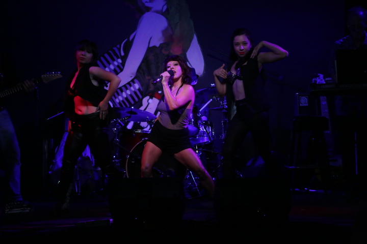 Finally getting to create the show I've dreamed of performing!!! Performing HOT! the way it's intended to be performed!!! ;) My dancers, Rika Aizu and Elizabeth Parra. Molly Malone's, Los Angeles, 9/12/14