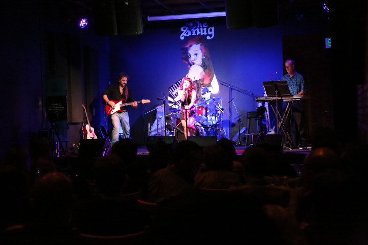 Singing with my band at Molly Malone's, L.A., Ca. 9/12/14