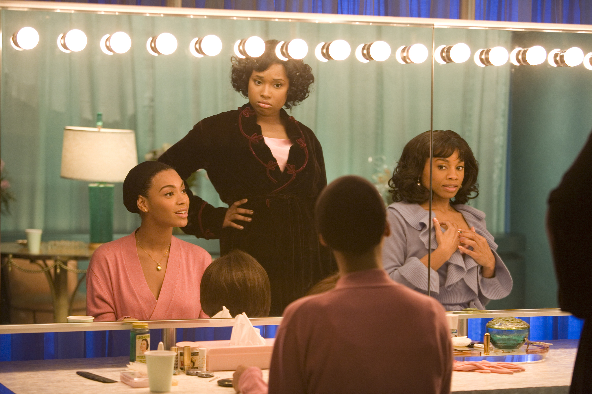 Still of Beyoncé Knowles, Anika Noni Rose and Jennifer Hudson in Dreamgirls (2006)