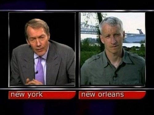 Still of Anderson Cooper and Charlie Rose in Charlie Rose (1991)