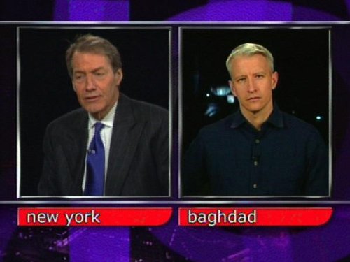 Still of Anderson Cooper and Charlie Rose in Charlie Rose (1991)