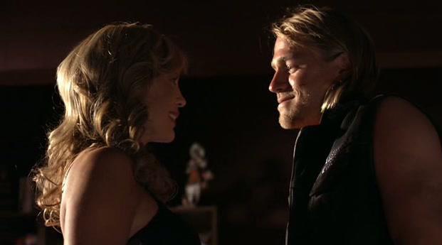 Still of Sherrie Rose and Charlie Hunnam in Sons of Anarchy episode Seeds