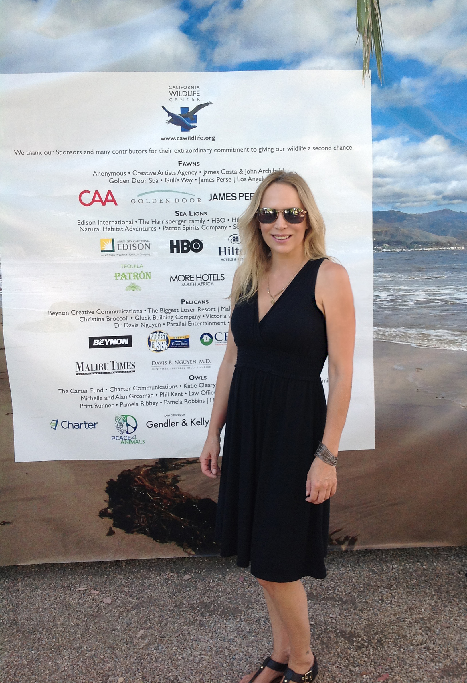 Sherrie Rose at California Wildlife Center fundraiser event