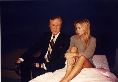 Robert Culp and Sherrie Rose on set of Voyeur