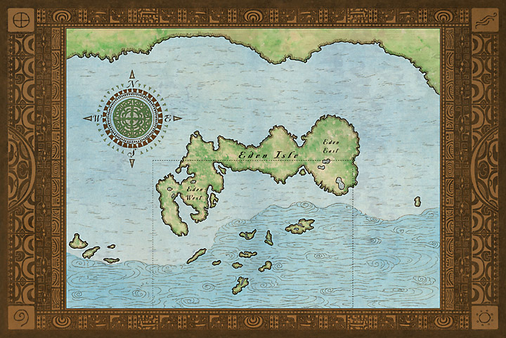 COUPLES RETREAT: An unused Eden Island map prop; created for a scene that was re-written