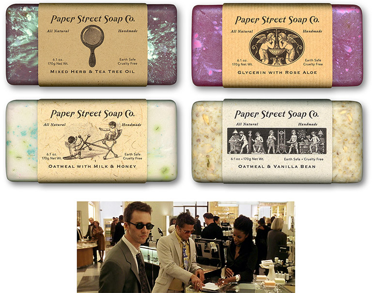 FIGHT CLUB: The very fine products of the Paper Street Soap Company