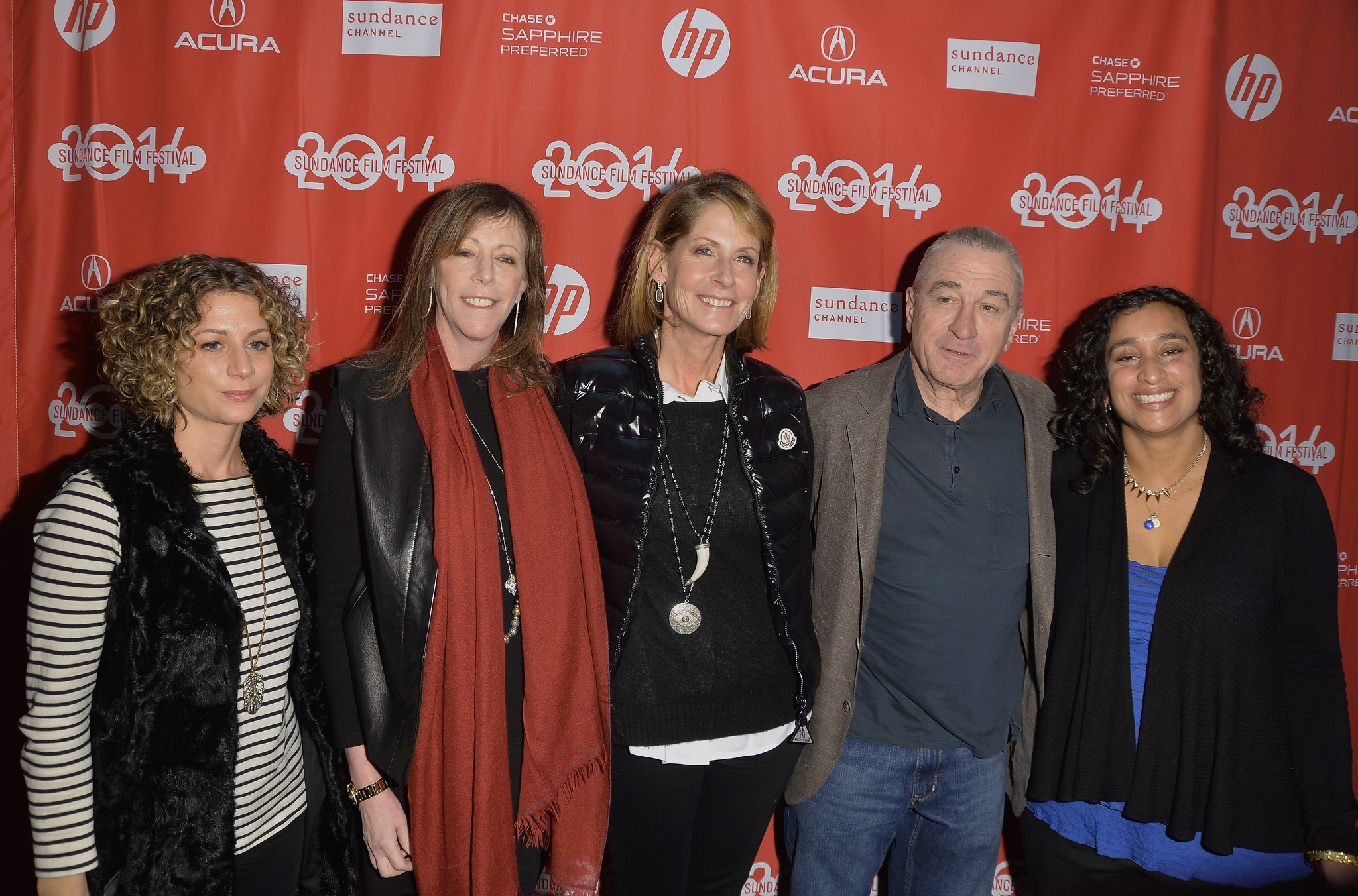 Robert De Niro, Sara Bernstein, Geeta Gandbhir, Perri Peltz and Jane Rosenthal