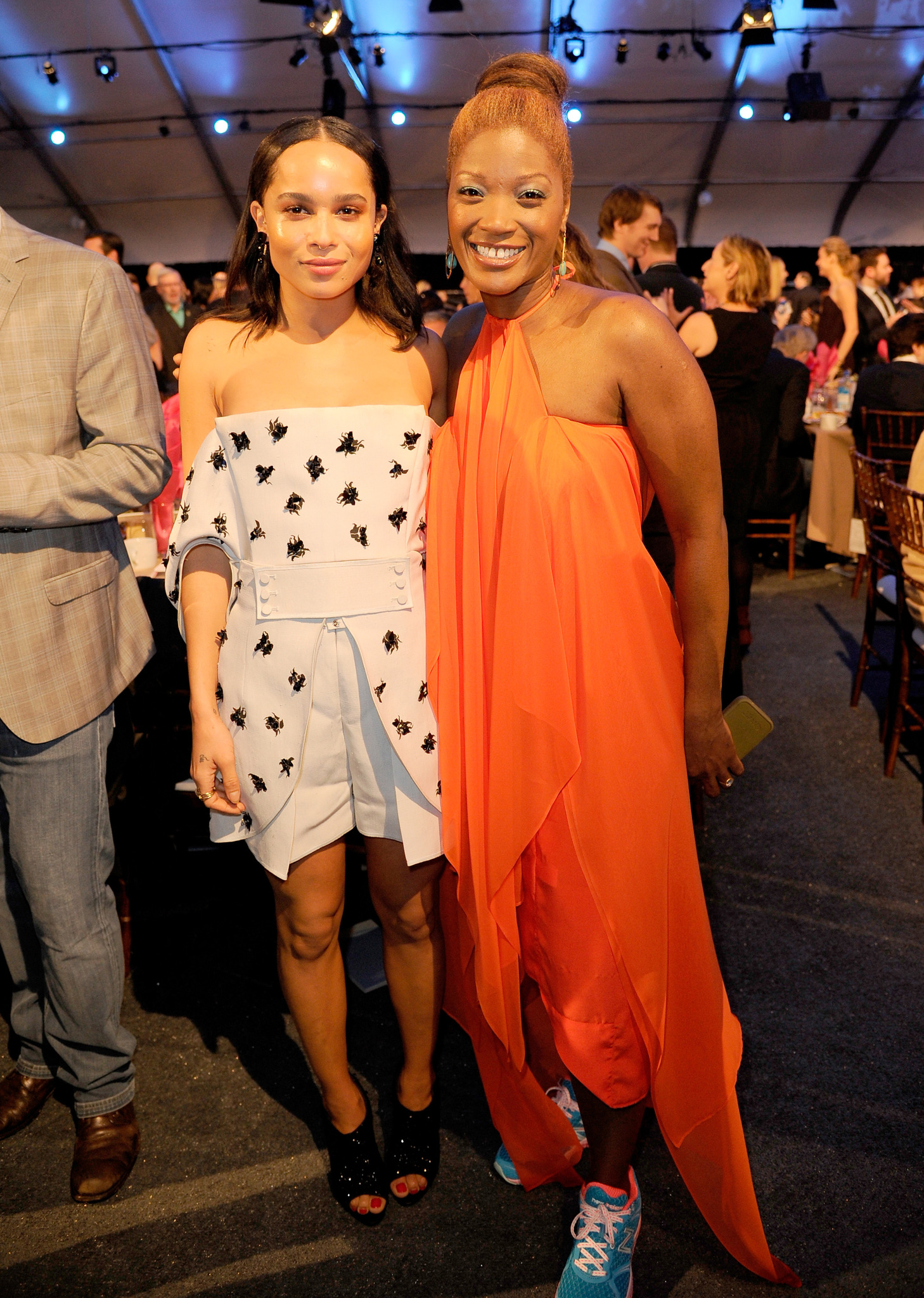 Yolonda Ross and Zoë Kravitz